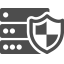 Icona sicurezza server