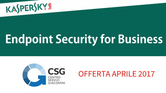 Promozione Kaspersky aprile 2017, sicurezza, antivirus, kaspersky